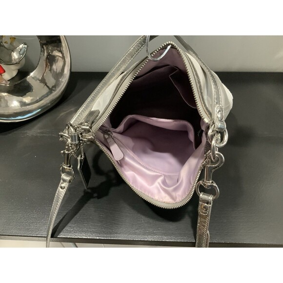 Silver & Grey Coach Signature Purse No. A1067-F13278 - Picture 4 of 6